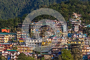 Sight of McLeod Ganj at Dharamshala