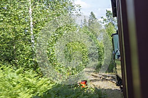 A sight from an old railroad in Ohs, Sweden photo