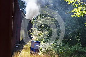 A sight from an old railroad in Ohs, Sweden photo