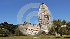 Sight of Orgues Ille sur Tet, France