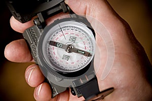 Sighting compass photo