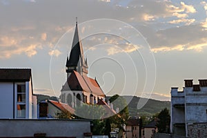 Památky starého města Bardejov na Slovensku.