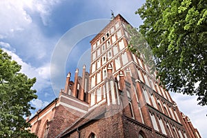 Sights of Poland. Old Town in Olsztyn photo