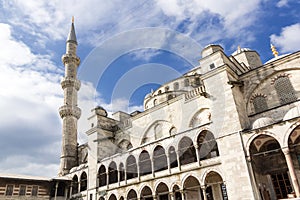 Sights of Turkey. Blue mosque in Istanbul.