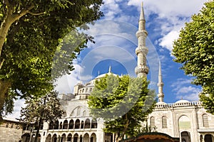 Sights of Turkey. Blue mosque in Istanbul.