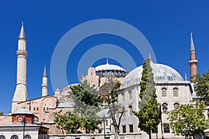 Sights of Turkey. Hagia Sophia in Istanbul.