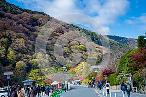 Sightseeing around Arashiyama area in Kyoto, Japan