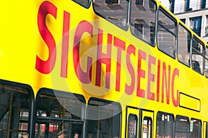 Sightseeing bus