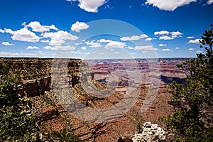 Sightseeing. Grand Canyon landmark. Arizona landscapes. USA National Park. Geology concept.