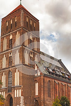 Sightseeing Nikolai Church in the Hanseatic City of Rostock