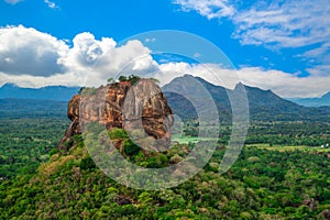 sigiriya, aka the lion rock, in sri lanka