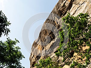 Sigiriya ancient rock in Sri Lanka