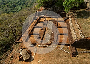 Sigiriya ancient rock in Sri Lanka