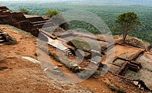 Sigiriya ancient rock in Sri Lanka