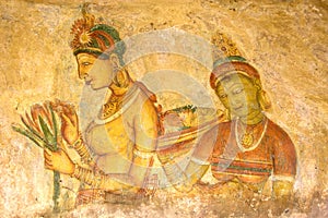 Sigiriya Frescos, Sri Lanka