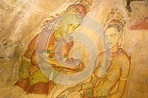 Sigiriya Frescos, Sri Lanka