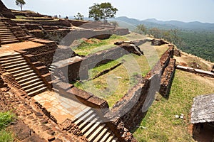 Sigiriya Lion Rock in Dambulla, Sri Lanka.