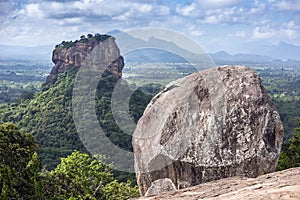 Sigiriya Lion\'s Roc and Pinduragala rock view