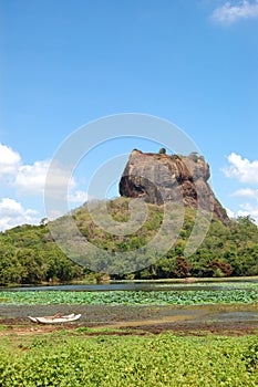 The Sigiriya (Lion's rock) is an ancient rock fortress