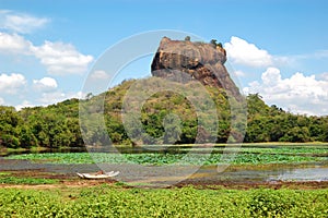 The Sigiriya (Lion's rock) is an ancient rock fortress