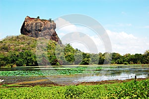 The Sigiriya (Lion's rock) is an ancient rock fortress