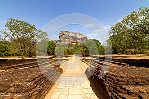 Sigiriya Lion's rock fortress in Sri-Lanka