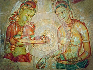 Sigiriya princesses