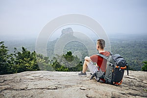 Sigiriya rock formation