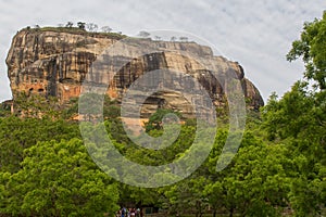 Sigiriya rock in Sri Lanka