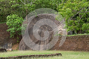 Sigiriya rock in Sri Lanka