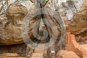 Sigiriya rock in Sri Lanka