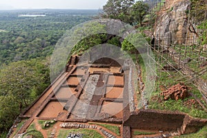 Sigiriya rock in Sri Lanka