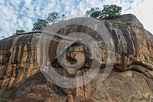 Sigiriya rock in Sri Lanka