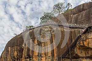 Sigiriya rock in Sri Lanka