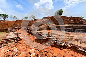 Sigiriya or Sinhagiri is an ancient rock fortress located in the northern Matale District near the town of Dambulla in the Central