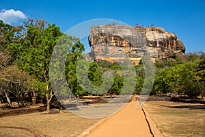 Sigiriya or Sinhagiri Lion Rock Sinhala is an ancient rock fortress