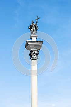 Sigismund Column or Zygmunta in Warsaw, Poland