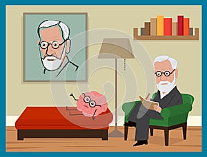 Sigmund Freud Cartoon