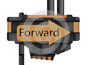 Sign - arrow - Forward