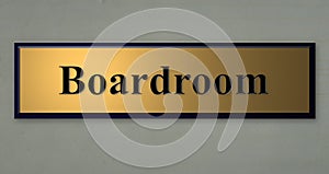 Sign for BOARDROOM