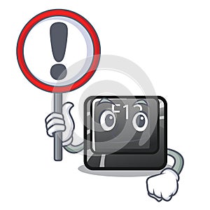 With sign button f12 on a keyboard mascot photo