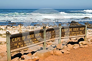 Sign of the Cape of Good Hope.