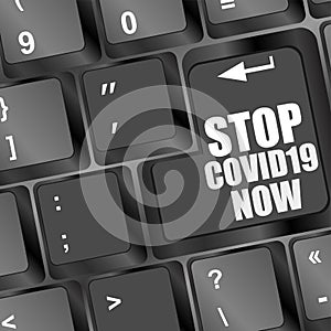 Sign coronavirus. Stop covid 19 now. Coronavirus outbreak. Danger and public health risk disease and flu outbreak. Pandemic