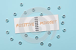 Sign displaying Positive Mindset. Conceptual photo mental and emotional attitude that focuses on bright side Maintenance