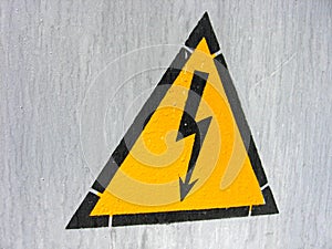 Sign Electric danger