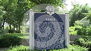 Sign entering Essex