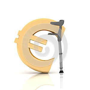 Sign of euro