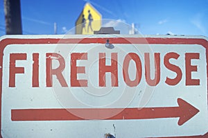 Sign: Firehouse photo