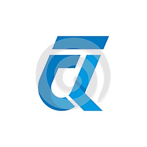sign of fq letter logo vector icon illustration