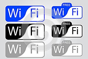 Sign of free internet connection